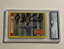Bill Conti Signed Auto 1979 Topps Rocky 2 Card #38 Film Score Composer PSA/DNA picture