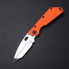 Strider Knives SMF DGG - Orange G10 & Titanium / Tanto S30V Blade picture