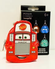 Loungefly Disney, Pixar Cars, MACK Mini-Backpack Keychain BagCharm, FASHION, NEW picture
