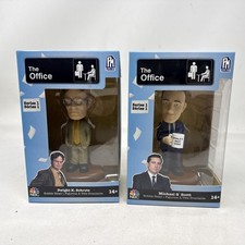 The Office Michael Scott & Dwight Schrute Bobblehead Series 1 PhatMojo Brand New picture