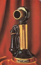 BREWERIANA EZRA BROOKS DISTILLED SPIRITS since 1957 Decanter Bottle POSTCARD picture