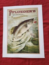 1900s Pflueger Fishing Advertising Pflueger Fishing Tackle Advertising Lures  picture