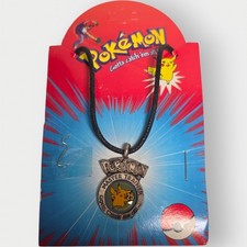 Pokemon TRAINER 25 Necklace Vintage 1998/99 Metal/Enamel Pendant NEW  Starline picture