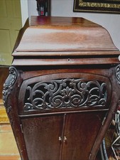 Vintage Sonora Invincible Phonograph Cabinet Only Nice picture
