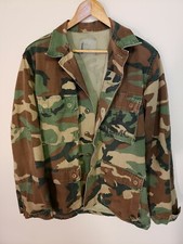 USGI issued vintage army ACU Long Sleeve Shirt Woodland Camo Size small/regular picture