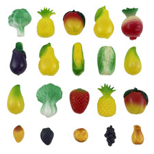 20 pcs 1970s Vintage Fruits & Vegetables Refrigerator Magnets Magnetic Memo Set picture