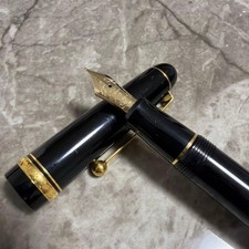 PILOT Custom 74 Fountain Pen Black Gold 14K M (Medium) picture