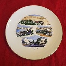 Vintage Arlington Oregon Souvenir Plate 1958 World Wide Art Studios picture