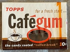 Vintage TOPPS CAFEGUM Candy-Coated “Coffee Break” Unopened NOS RARE picture