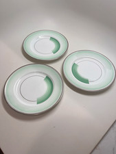 RARE Shelley dessert plates Set of 3 England ART DECO picture