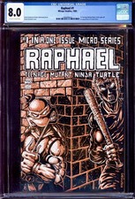 Raphael #1 (1995) CGC 8.0 Kevin Eastman - Peter Laird  1st 
