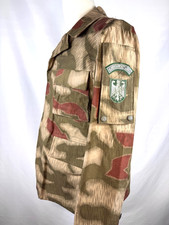 ORIGINAL VINTAGE WEST GERMAN BGS SUMPFTARN CAMOUFLAGE COMBAT JACKET - BUND picture