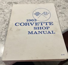1963 Chevrolet Corvette Shop Service Factory Repair Manual Original OEM ST21 picture