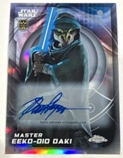 2026 Topps Chrome Star Wars Master Eeko-Oio Daki #141 Auto Dennis Haysbert picture
