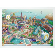 Official Poster Poster of the Olympic Games Paris 2024 Ed. Limited (80x60cm) picture