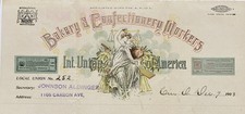 1903 Bakery & Confectionery Workers Union Of America Letterhead Cincinnati OH picture
