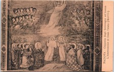 Vintage Postcard Padova Giotto's Ascension of Christ Scrovegni Chapel Fresco picture