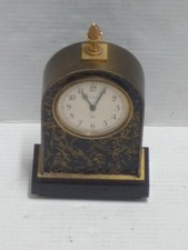 VINTAGE JAEGER FRANCE LE COULTRE ATO ELECTRO MECHANICAL MANTLE CLOCK WORKS WELL picture