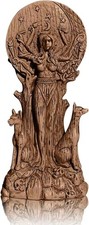 JUAPL Goddess of Magic Hecate Statue, 3.14