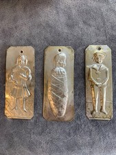 Vintage Greek Tamata from orthodox church ( set of three) tin picture