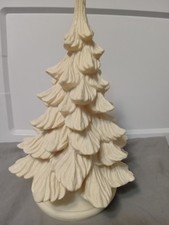 Vintage 1992 Cadillac Cream Ivory  Molded Plastic Christmas Enchanted Tree 14