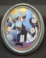 Goebel Rosina Wachtmeister Cat Plaque Katzenfamilie 5