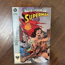 The Death of Superman Comic Book 1st Edition Print 1993; SB2 picture