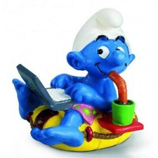 Schleich 20522 Workaholic Smurf smurfs figurine schlumpf smurfen smurfin toy picture