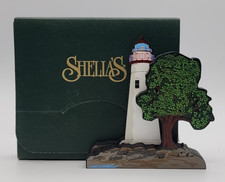 Shelia's Collectibles Shelf Sitter Marblehead Light Bay Point Ohio w/ Box picture