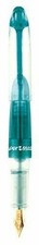  Papermate  Fountain Pen Translucent Green  2 Hearts On Nib Medium Pt Mini New  picture
