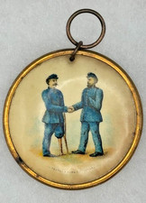 Antique Medal 18th Reunion Floyd County Veterans 1904 Two Sides Civil War picture