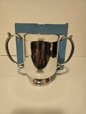  LOVING CUP BY WEB EARLY AMERICAN COMPANY PHILA.  IN ORGINAL BOX. CUP IS PEWTER  picture