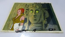 Original He-Man Teela Filmation Production Cel & Original Background Painting picture