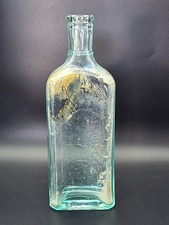 Vintage Miles Embossed Clear Glass Medicine Bottle