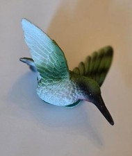 Ruby Throated Hummingbird Bird Resin Clark Fly-In Window Ornament Magnetic NIB picture