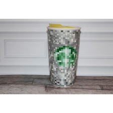 Starbucks Rodarte Pixel Ceramic Travel Tumbler 12 oz Yellow Lid Mug picture
