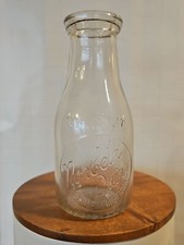 TREP Vintage pint Milk NORBETH Dairy Bottle Bethlehem PA  1946 picture