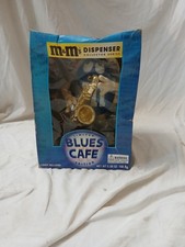 M&M's Blues Cafe Limited Edition Dispenser Collector Series Blue Saxophone 5.6oz picture