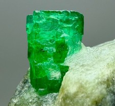 46 Carat’s Extraordinary Transparent Emerald Crystal On Matrix |Swat Valley, PAK picture