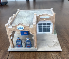 Vintage Hallmark Hometown America Service Station Don Palmiter 1990 Gas Garage picture