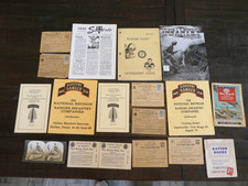 US Military Documents Magazine WWII Esso Map War Rations USS Battleship Kentucky picture