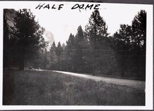 VINTAGE PHOTOGRAPH 1930'S HALF DOME YOSEMITE PARK CALIFORNIA OLD CARS AUTO PHOTO picture