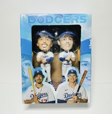 LA Dodgers Miguel Vargas & James Outman Rookies Bobblehead SGA 31AUG23 BUDWEISER picture
