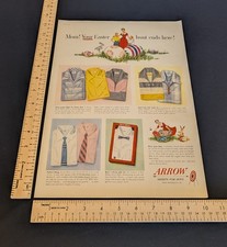 Vintage 1955 Arrow Shirts for Boys Color Print Ad Full Page Fashion picture