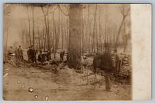 RPPC c1900s Maple Syrup Logging Camp Sailboat Stamp Box Postcard picture