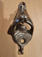 Vintage Brown Manufacturing Co Newport News VA Wall Mount Bottle Opener. #3 picture