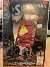 DC Comics SUPERMAN v2 #75 · NEWSSTAND VARIANT · 1ST PRINT 1/1993 picture