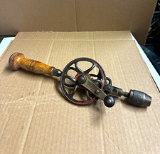 VTG Goodell-Pratt Hand Drill Crank Antique Egg Beater Greenfield MASS Pat 1896 picture