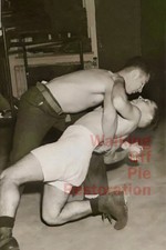 Two 1950s Soldiers doing the Dip 4x6 reprint Gay Estate Collection picture