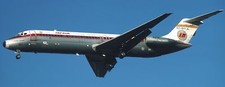 DC-9 Iberia Douglas DC9 Airplane Desktop Kiln Dry Wood Model  Large picture